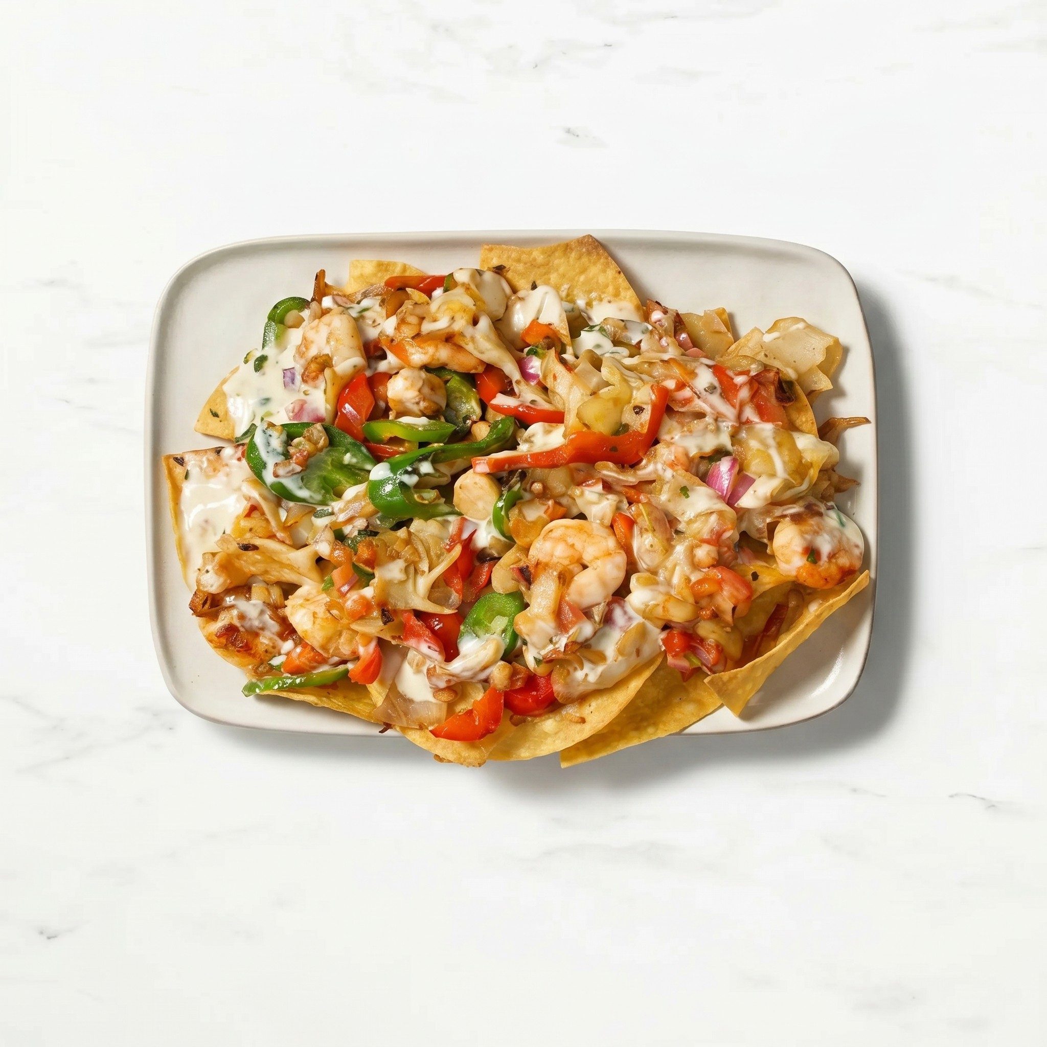 Seafood Nachos.
