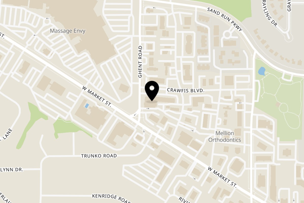 Map showing the location of Tito's Mexican Grill - Fairlawn on 25 Ghent Rd in Fairlawn